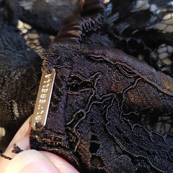 NWT Victoria Secret Bluebella Natalia Sheer Black Lace Thong Bodysuit - Picture 9 of 15